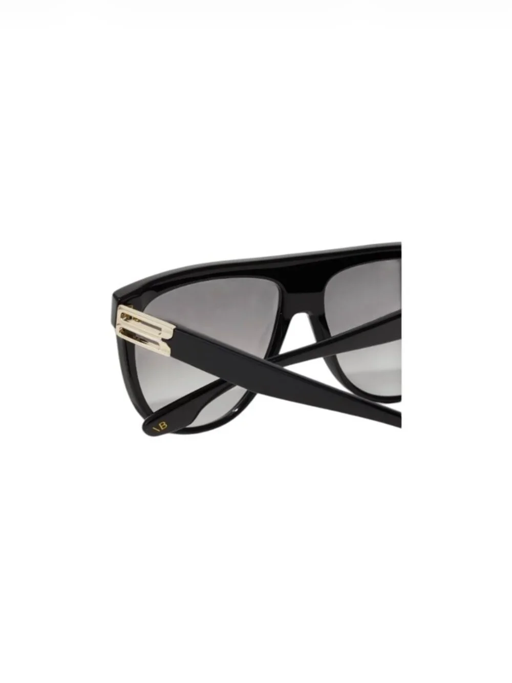 Victoria Beckham Flat Top Aviator Sunglasses| Black